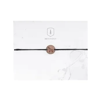 Náramek Jemný náramek Walking Wolf Wooden Bracelet s možností vrácení do 30 dnů - BR13