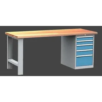 Dílenský stůl Pracovní stůl PS B/2000+K 810/5