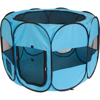 Dětská ohrádka GNT FunPlay AG379 textilní ohrádka pro děti 90x61cm modrá