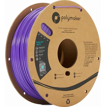 Filament Polymaker PolyLite PETG Purple Filament 1,75mm 1kg, fialová