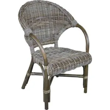 Křeslo PETRA ratanové křeslo - šedivý ratan | RYCHLÉ DODÁNÍ