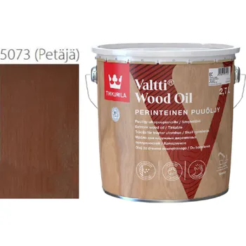 Olej na dřevo Tikkurila Valtti Wood Oil - PUUÖLJY - 2,7L - 5073 - ořech - Petäjä + dárek k objednávce nad 1000Kč