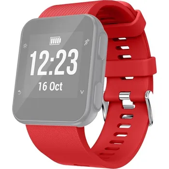 Příslušenství k chytrým hodinkám VSECHNONAMOBIL 51744 SILICONE Řemínek pro Garmin Forerunner 35 červený