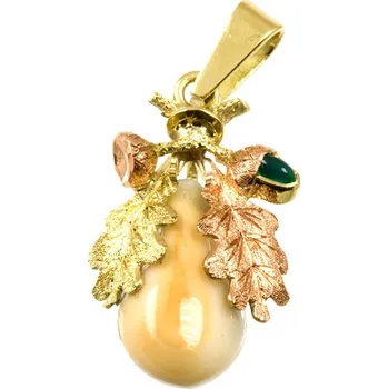 Přívěsek ŠPERKY-NM, Zlatý přívěsek 051 s grandlí