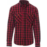 PAYPER LABRADOR košile kostkovaná Dlouhý rukáv - černá/bíl XL