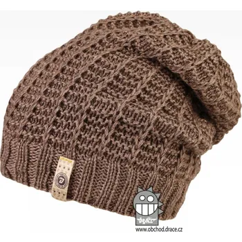 Čepice Merino pletená čepice Dráče - Harmony 27, šedohnědá Barva: Hnědá, Velikost: 48-50
