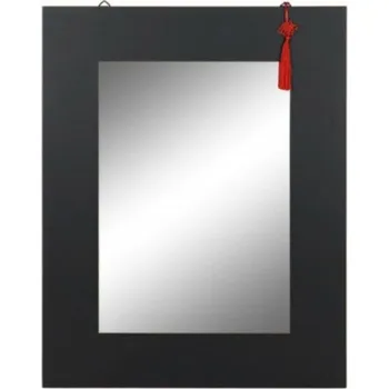 Zrcadlo Nástěnné zrcadlo DKD Home Decor Modrá Červená Jedle Dřevo MDF (70 x 2 x 90 cm)