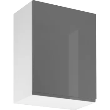 ASPEN gr | horní skříňka G60 | LEVÁ | šedá lesk