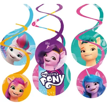 Party dekorace My Little Pony závěsné párty dekorace 6 ks - Amscan 9911895