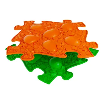 ortopedická podložka Ortopedická Podlaha MUFFIK puzzle Dino vejce měkké zelená