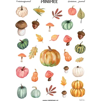 samolepka Samolepky MINIMEE - Podzimní nálada