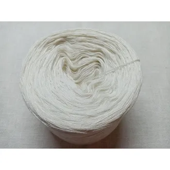Příze Natur 3-nitka 1000m Bavlna/Akryl (Jednobarevné klubko 3n Natur)