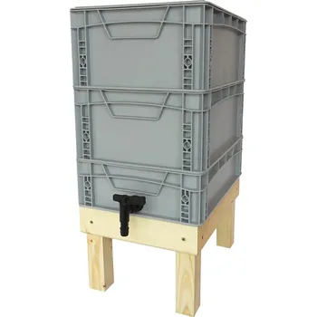 Kompostér Zahrada v pohodě – 36 L – šedá