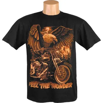 Pánské tričko TifanTEX Feel The Thunder Černé S