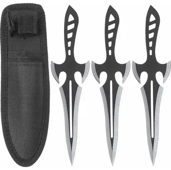 Sebeobrana Vrhací nože 3ks Saber (Nejlepší vrhací nože a hvězdice)