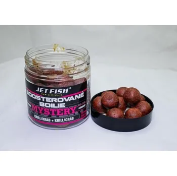Boilies Jetfish Jet Fish Mystery Boosterované boilie - Krill/Krab - 20mm/250ml