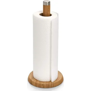 Držák kuchyňských utěrek Držák na papírové utěrky ZELLER, bambus/nerez