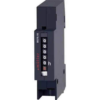 Müller BW 70.18 230V 50Hz počítadlo provozních hodin Válečkové počítadlo