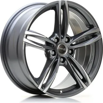Alu kolo Avus Racing AF16 antracit/leštěné čelo 7,5x17 5x112 ET45 66,6