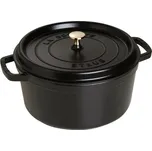 Staub Cocotte hrnec kulatý 28 cm/6,7l černý