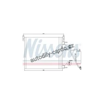 Chladič motoru Chladič klimatizace NISSENS 94805