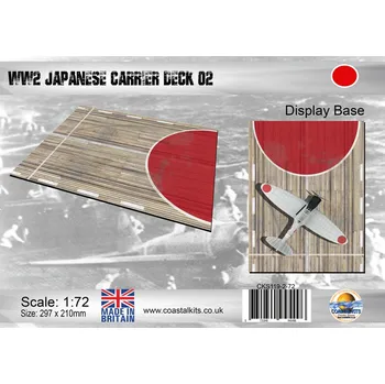 Plastikový model Coastal kits 1/72 WW2 Japanese Carrier Deck 02 (297 x 210mm)