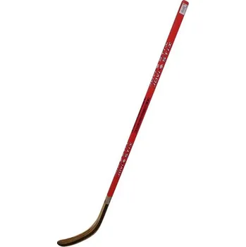 Laminovaná hokejka pravá 125 cm - červená