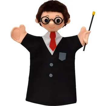 plyšák Kouzelník s hůlkou 27cm, maňásek