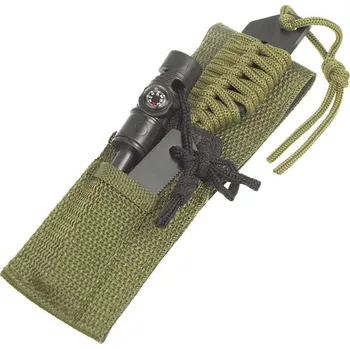 Vybavení pro přežití Nůž na přežití Paracord a křesadlo (Nůž s tanto čepelí)