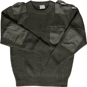 Pánský svetr Svetr SWEATER černý (levné pánské svetry a pulovry)