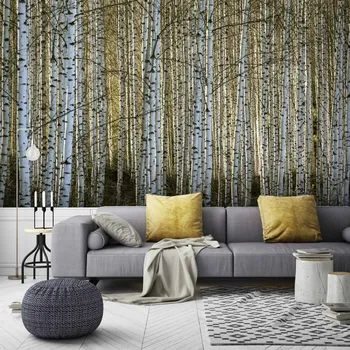 Fototapeta Malvis ® Tapeta Březový háj Vel. (šířka x výška): 144 x 105 cm