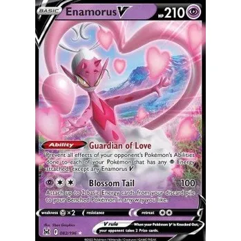 Karetní hra Pokémon LOR 082/196 Enamorus V - Lost Origin