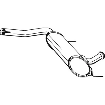Výfukový systém Střední tlumič výfuku BOSAL 200-729
