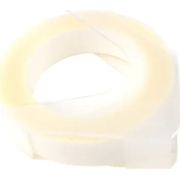 Pásek do tiskárny Páska pro mechanické štítkovače - DYMO S0898100, 520101 - průhledná, bílý tisk - 9mm x 3m - kompatibilní