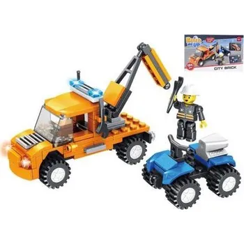 ostatní stavebnice M.T. BuildMeUP stavebnice - City brick 124ks v krabičce