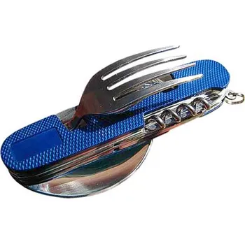 Multifunkční nůž Turistický nůž modrý Outdoor (Multifunkční kapesní otevírací nožík)