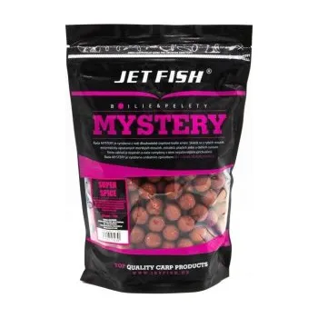 Boilies Jetfish Jet Fish Mystery boilie - Super Spice - 24mm Hmotnost: 250 g