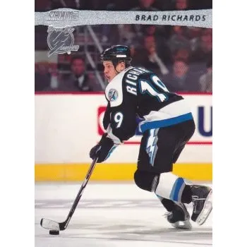Sběratelská karetní hra řadová karta BRAD RICHARDS 01-02 Topps Stadium Club číslo 75