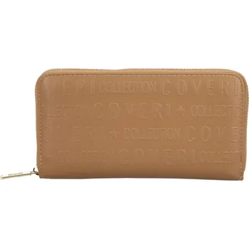 Peněženka Malá dámská koženková peněženka na zip Gaynor, tmavší béžová