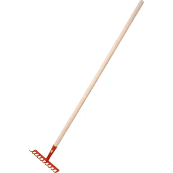 Hrábě Hrabičky 10 Z s násadou 100 cm Rosteto - oranžová