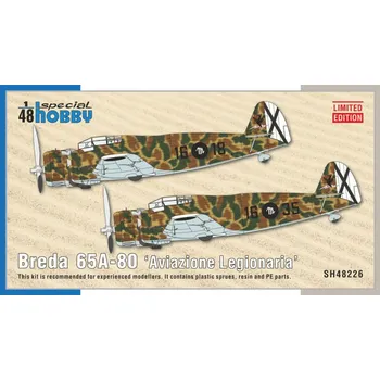 Plastikový model 1:48 Breda Ba.65A-80 „Aviazione Legionaria“