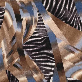 Svetrovina N6017, barevný vzor, š.150