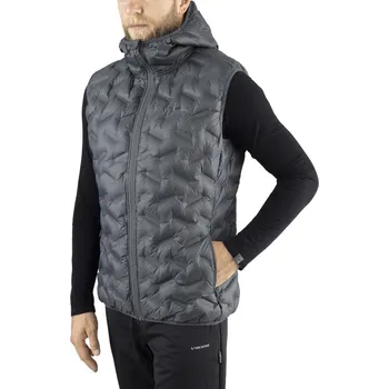 Pánská móda Pánská péřová vesta Viking ASPEN šedá S