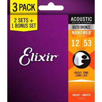 Elixir Nanoweb Bronze Light 16539 3 k