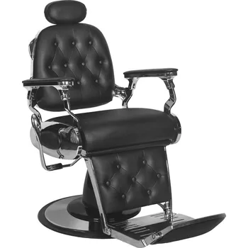 Kadeřnické křeslo GABBIANO BARBER ŽIDLO FRANCESCO BLACK