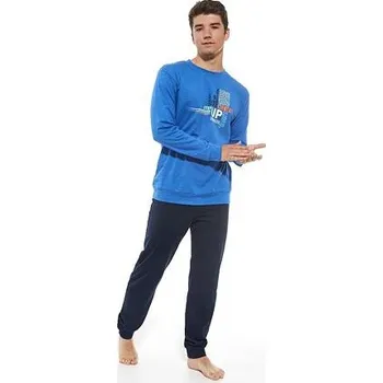 Chlapecké pyžamo bavlněné junior pyžamo chlapecké Cornette 999/44 Step up velikost 164