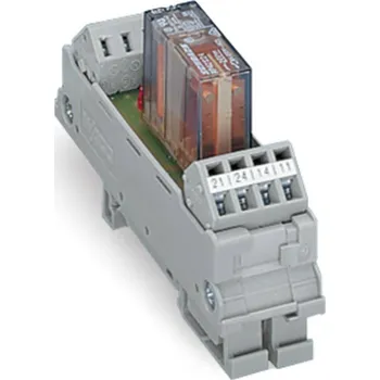 Elektronická součástka WAGO deska s relé osazený 1 ks 288-312 2 přepínací kontakty 24 V/DC