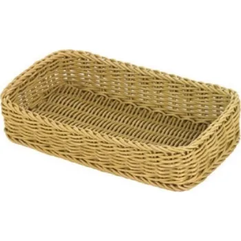 Nákupní košík Košík polyratan GN 1/3 světlý