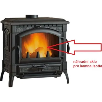 Krbová kamna La Nordica - náhradní sklo pro kamna ISOTTA, THERMOISOTTA, CLARA