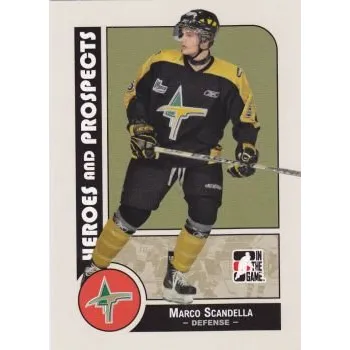 Sběratelská karetní hra řadová karta MARCO SCANDELLA 08-09 Heroes and Prospects číslo 94